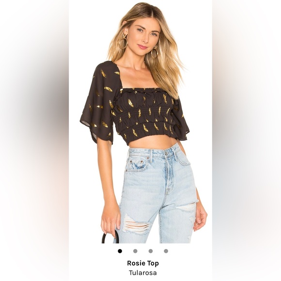 Tularosa Rosie Crop Top Size XXS - Picture 3 of 6